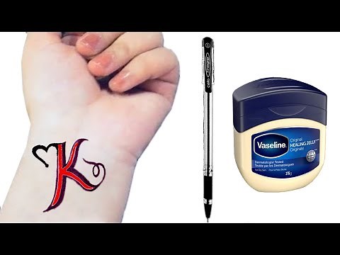 How to make tattoo at home | Diy tattoo with pen