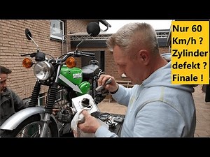 RZT Simson Sport Zylinder läuft nur 60 Km/h ? Was ist da los?