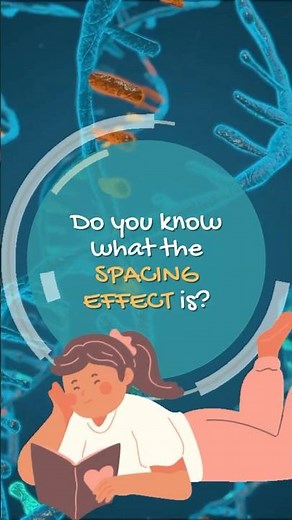 ⏰ SPACING EFFECT Explained in 10 seconds🧬 - Psychology -