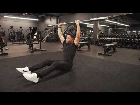Straight Leg Barbell Sit Up