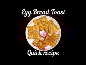 Egg Bread Toast | Quick recipe | Easy and healthy breakfast | Nainz Kitchen
