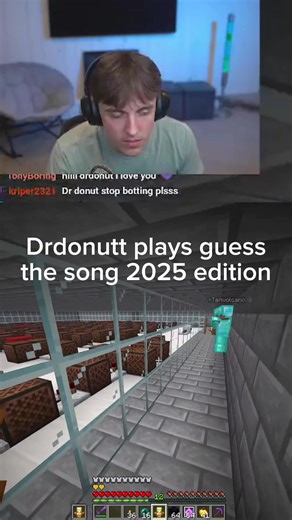 Drdonutt plays guess the song and 2025 edition #drdonutt #donutsmp #song #2025 #edition @DrDonut @Donut SMP