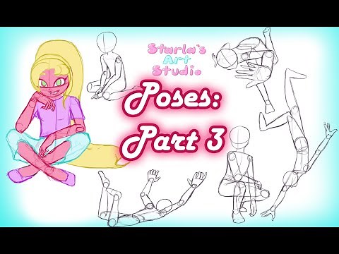Cartoon Anatomy Poses! Part 3 Tutorial
