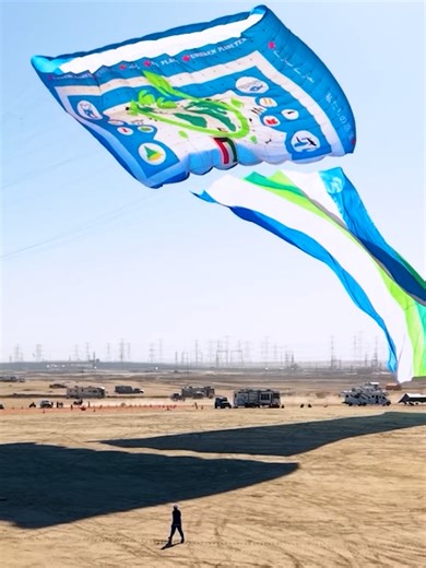 The World's Largest Kite: 'The Hope' Flying High