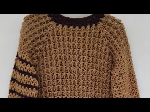 Pulover crosetat in relief ,partea 2 ,raglanul#crochet #crochetcrosai #knitting#tutorial#handmade