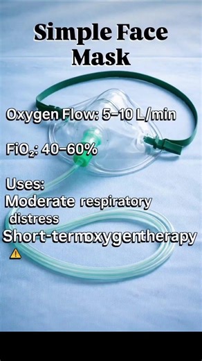 #types of oxygen mask and its use👍 #medical study #nclexstudyguide#bscnursing#medical study staff📚