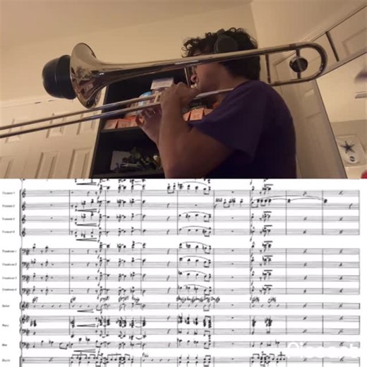 Eric Mudd on Instagram: "Day 9 of practicing everyday. Today is a jazz arrangement of Sesame Street by Maynard Ferguson, arranged by Bob Lowden. This chart is tons of fun to rip and I think that’s the general consensus in our big band lol. Thanks for listening and hope you enjoy this crazy tune! Also sorry, another late night so the practice mute had to be put to use 😔 What you hear in the video: https://youtu.be/5AoYbF9hx6g?si=t3Yi1maXfPBGco65"