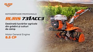 2.1K reactions · 110 shares |  Motosăpătoarea profesională RURIS 731ACC3, dotată cu motor General Engine de 8,5 CP (putere maximă*), este destinată lucrărilor agricole din grădini și culturi de câmp.  Vino în magazinele partenere RURIS din județul tău, lista completă o găsești pe: www.ruris.ro/contact | RURIS | Facebook