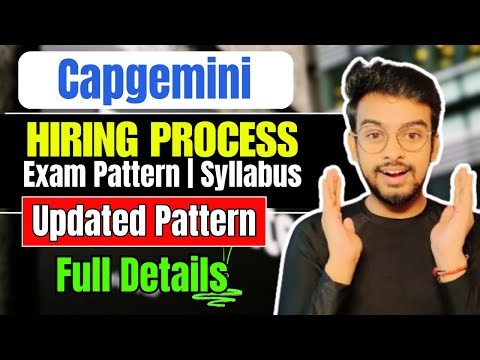 Capgemini Exceller Hiring Process 2026 | Updated Syllabus | Exam Pattern | Communication Test