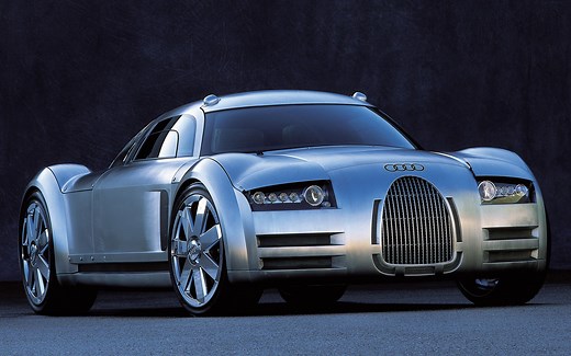 奥迪coupé概念车|Audi Rosemeyer Concept 2000 亮相