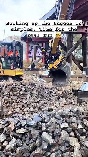 4.3M views · 12K reactions | Great short video showing how simple it is to change from bucket to tiltrotator with #ECOil (Also if you have kids you'll know the song too!) Thanks Ross Corp for the video  #Engcon #Tiltrotator #ECOil #FastToolChange #ImAnExcavator | engcon UK Ltd | Facebook