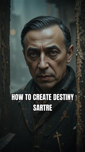How to create destiny 🎨 Jean Paul Sartre
