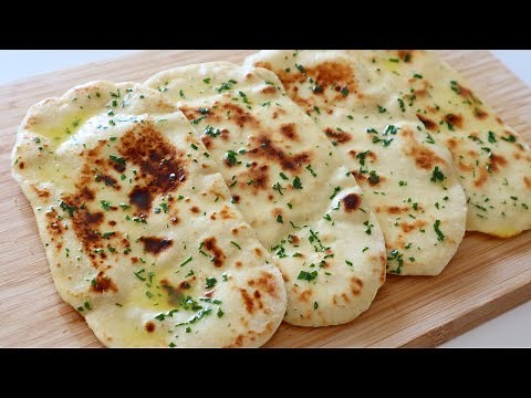 Easy 2-Ingredient Flatbread Recipe | No Yeast, No Egg!