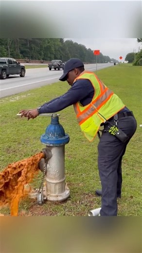 Why are they opening this fire hydrant!!