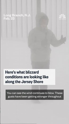 Here's what blizzard conditions are looking like along the Jersey Shore