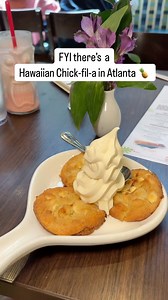 Did you know there’s a Hawaiian Chick-fil-a in Atlanta? This is @truetts.luau ! We tried: -Tropical nuggets -Frosted Hawaiian -Pineapple chicken tacos -Macadamia nut cookie sundae #chickfila #viral #viralfood #reels | Hungry Hotline
