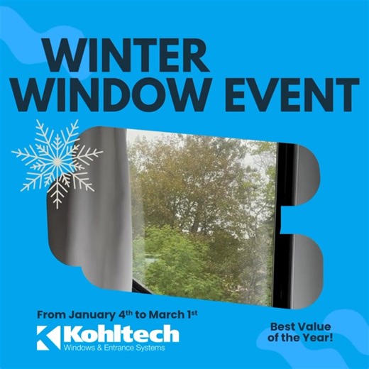 The Kohltech Winter Window Event is on from Jan 5 - Mar 1, 2026! ❄️🪟 Take advantage of Kohltech’s sale this winter season. ✨ Event Savings: • Supreme Series — 12% off • Select Series — 12% off • Select Patio Doors — 12% off • Entrance Doors — 7.5% off Take your order on a regular delivery cycle, or take advantage of delivery during the month of April. Stop by our Lumber Desk today for more details! | Picton Home Hardware