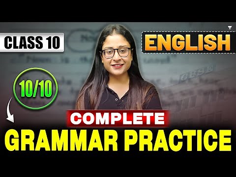 Class 10 English | Complete Grammar PYQs + Error Correction + Gap Filling | Nikita Singh Boards 2025