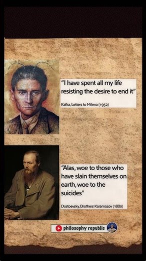 kafka vs dostoevsky on desire,and self-destruction #kafka #shorts
