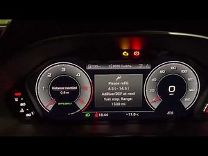 How to remove the AdBlue warning light in the Audi Q3?