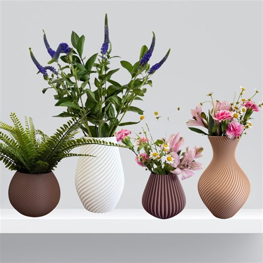 Modern Vase STL File Set | Vase Designs for 3D Printing | Digital Download | Minimal Home Decor STL | Printable Vase Model - Etsy Australia