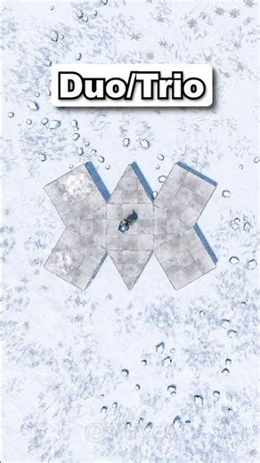 Duo/Trio base 1x1 footprint design in #rust #rustbase #rustgame #gaming #rustshorts