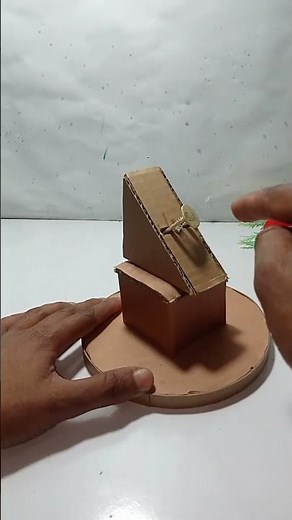 Fantastic Rocket with launcher from cardboard