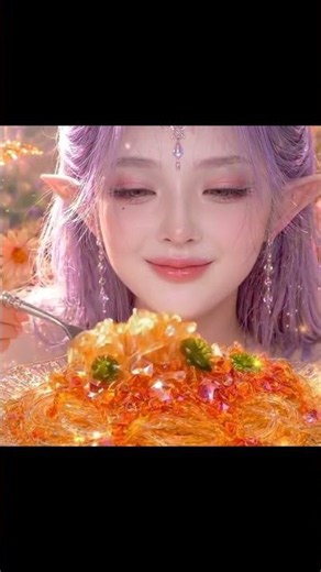 Elf Eats Crystal Gemstone Pasta ✨🍝 | Fantasy ASMR