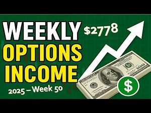 Weekly Options Income Update — Covered Calls & Cash-Secured Puts (Week 50)