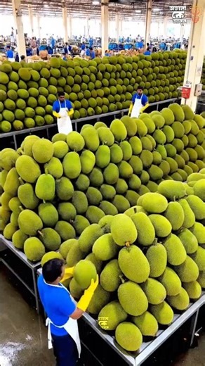 How Thailand Turns Raw Jackfruit Into Crispy Chips 😱 | Jackfruit Processing Factory