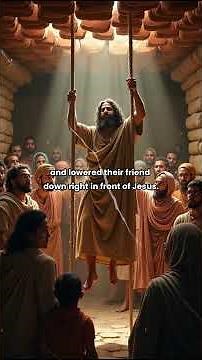 "He Broke Through the Roof for a Miracle | Jesus Heals the Paralyzed Man"