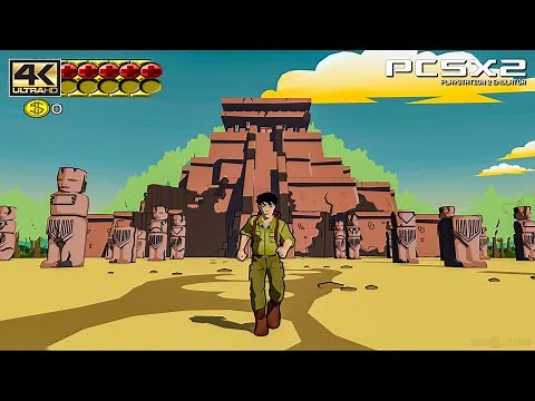 Jackie Chan Adventures - PS2 UHD 4k 2160p / 60 FPS Lossless Scaling / Gameplay (PCSX2)