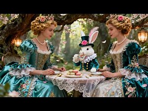 🎀 Rococo Gossip: Courtly Fairies and Their Mad Tea Party ✨ | Fantasy Forest Aesthetics 🍵🕊