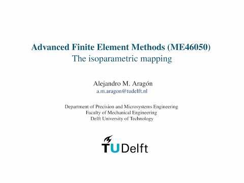 Isoparametric mapping