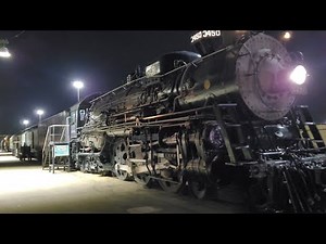 Walking tour of historic steam locomotives at the RailGiants Train Museum at the Fairplex in Pomona