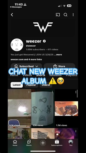 WEZEER sry this was rushed #newalbum #weezer
