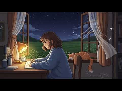 3 Hours study with me | Ghibli Style Lofi Study Music 📚 | Calm Beats for Productivity & Relaxation