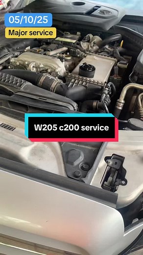 Major service mercedes c200 w205 #forpageyou #fyppppppppppppppppppppppp #carservice