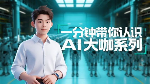 一分钟系列带你认识AI大咖【系列4】