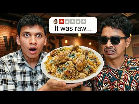 TRYING WORST RATED GOOGLE RESTAURANTS! HYDERABAD EDITION