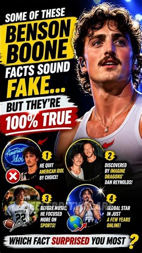 These Benson Boone Facts Sound Fake... But They're 100% True! 🤯