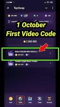 TapSwap Code Today | Make $100,000 With Social Media | Full Guide In 2024 | TapSwap Daily Code