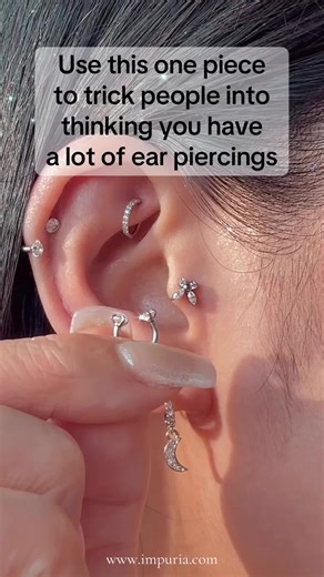 Create the Illusion of Multiple Ear Piercings Easily