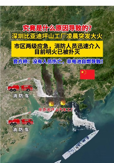 深圳比亚迪坪山工厂凌晨大火原因调查