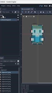 Tutorial para mover un personaje 2d en Godot Engine. #godotengine #gamedev #pixelart