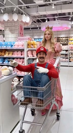 Mario picked up the lovely teacup dog #mario