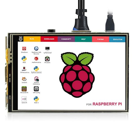 480x320 px 3.5" TFT touch display for Raspberry Pi - Elecrow RR035