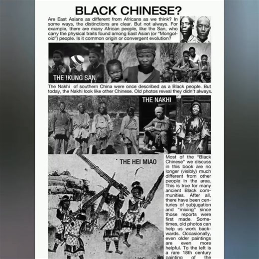 Archaeological Evidence from China 🇨🇳 showcases that the first people in China were black people. #Africa #history #China | Typical African