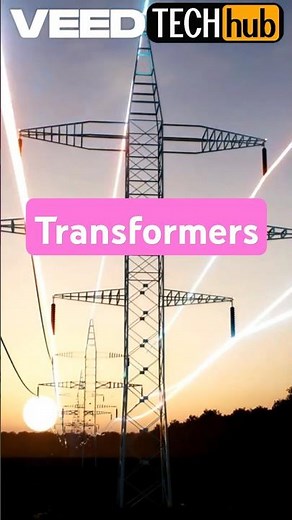 Transformers Explained: How Voltage is Stepped Up and Down in Power Systems #shorts #trending