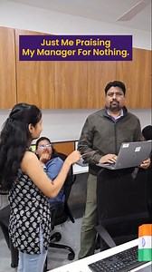 POV: Me praising my Manager for nothing. “Manager hi Bhagwan hai!” 🤣😅✨ Kuch nahi kiya, phir bhi full credit 💯👏 #officehumor #corporatememe #officereels #workplacefun #corporatevibes manager hi bhagwan, office humor, corporate meme, manager life, office reels, relatable content, workplace fun, corporate vibes, fyp, trending, viral, employee life, manager vs team, office comedy, corporate reality, | Digital Trainee
